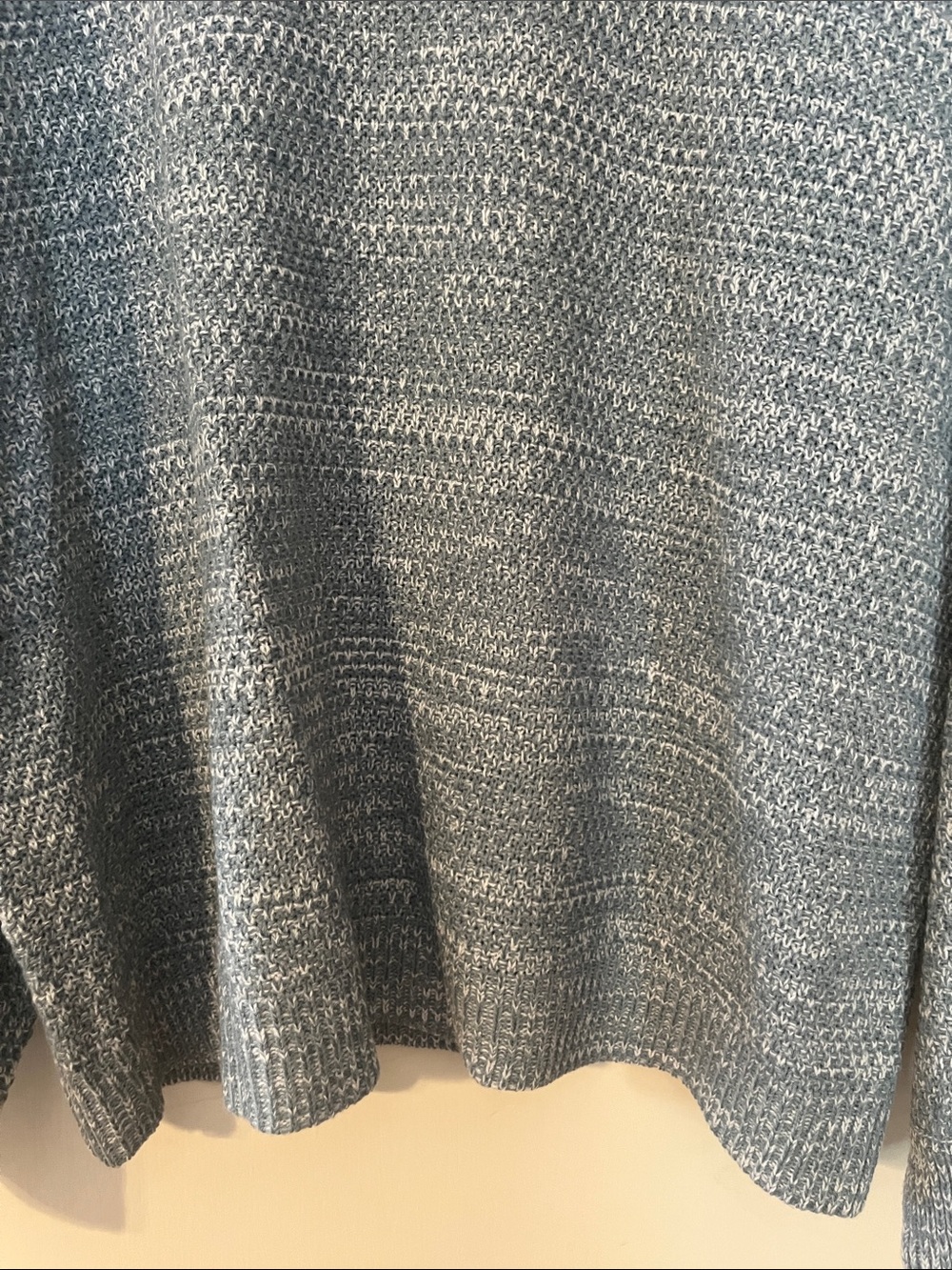 Zenana Outfitters Light Heather Blue Crewneck Sweater - Picture 5 of 7